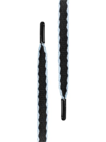 TubeLaces Laces in blk/skyblue