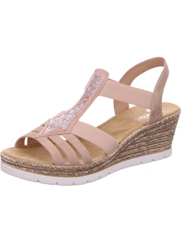 rieker Keilsandalette in rosa