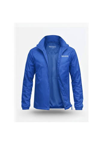 PAULGOS Herren Regenjacke Funktionsjacke in Blau