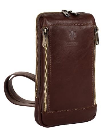 piké Crossover Bag echt Leder in braun