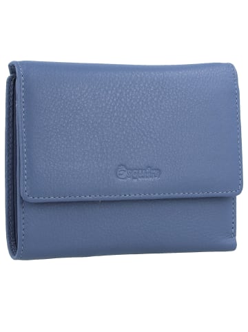 Esquire Viktoria Geldbörse RFID Leder 12 cm taubenblau