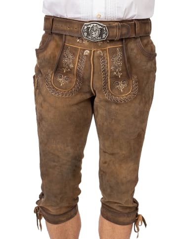 Gwandler Lederhose MICHELBACH-gespeckt in braun