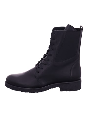 Esgano Damenschnürrstiefel kalt flach  in  Schwarz