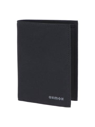 oxmox New Cryptan Geldbörse RFID Schutz 13 cm schwarz-pure 2.0grey