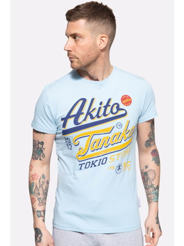 Akito Tanaka Akito Tanaka T-Shirt mit Frontprint Tokio Beach in blau