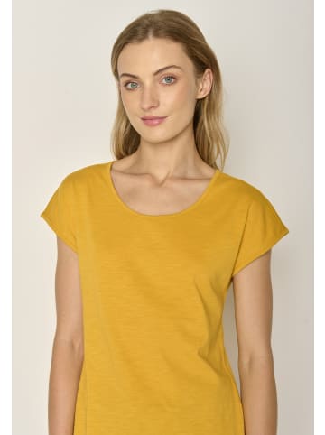 GreenBomb T-Shirt Basic in Goldgelb