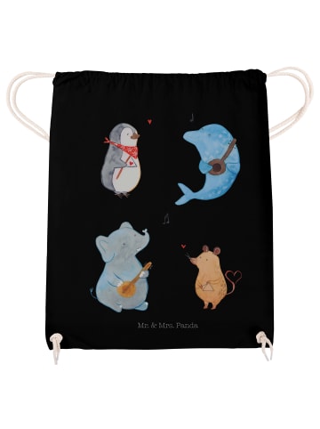 Mr. & Mrs. Panda Turnbeutel Big Einheit ohne Spruch in Schwarz