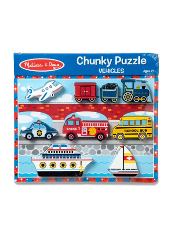 Melissa & Doug Fahrzeuge Chunky Puzzle - ab 2 Jahren