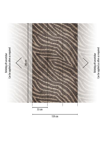 A.S. Création Tapete Wild Spirit in Sand-Braun