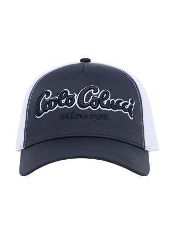 Carlo Colucci Trucker Cap Dujanic in Navy / Weiß