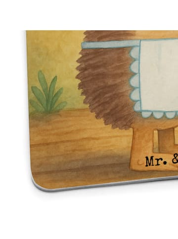 Mr. & Mrs. Panda Pappdeckel Igel Wein Design ohne Spruch in Weiß