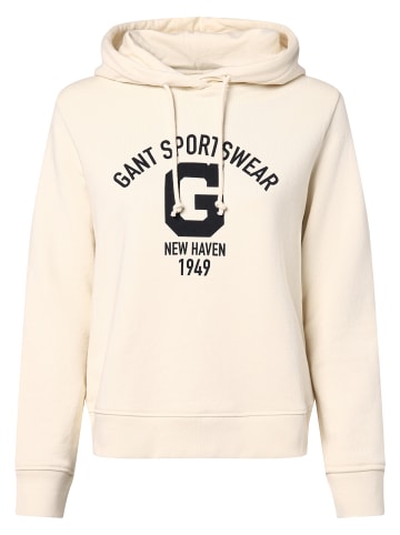 Gant Kapuzenpullover in ecru