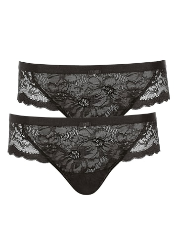 Lisca 2er Pack Brazilian Slip in black