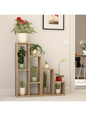CALICOSY Regal SULE in Eiche - (W) 42 x (H) 89 x (L) 20 cm