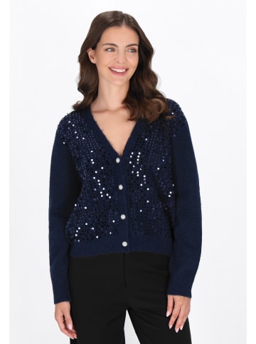 Usha Women Cardigan in navy