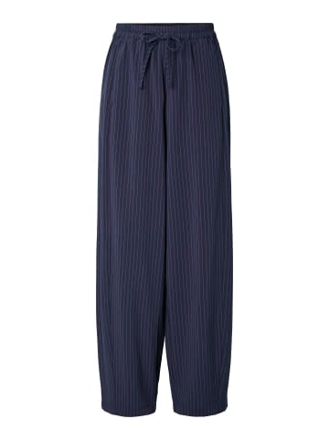 Pieces Wide Leg Hose in Maritime Blue