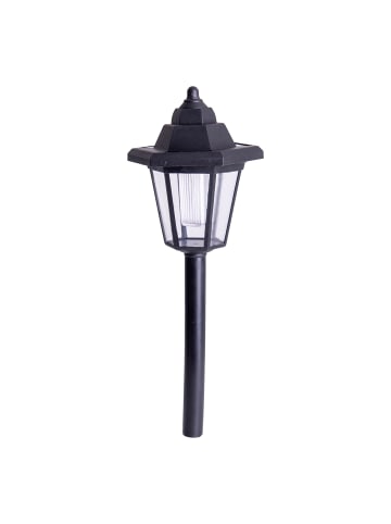 näve LED Solarleuchte "ARONA" in schwarz - (L)15 cm x (B)11 cm x (H)22 cm