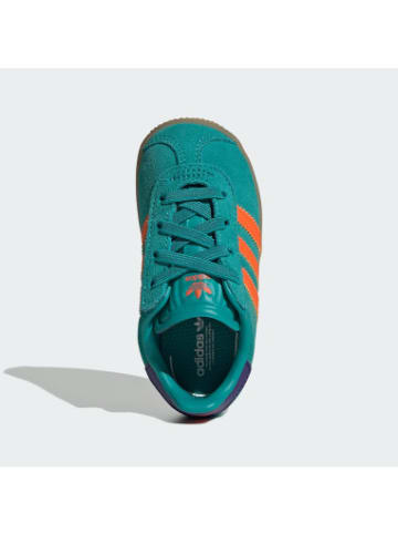 adidas Sneakers Gazelle in Pure Teal / Impact Orange / Collegiate Purple