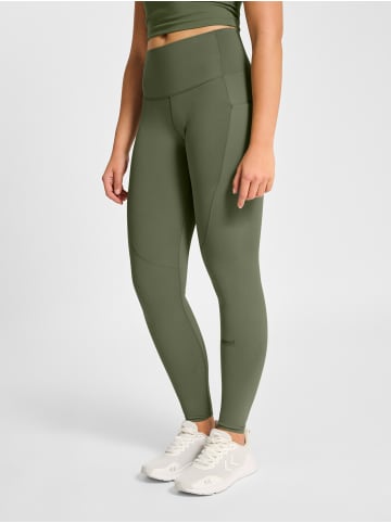 Hummel Leggings Hmlhiit Damen in DEEP LICHEN GREEN