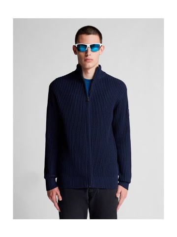 North Sails Jacke aus Baumwolle und Wolle in Blau