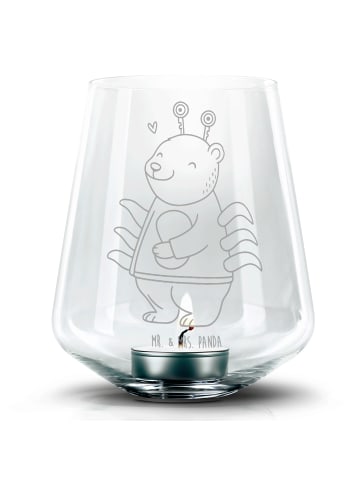 Mr. & Mrs. Panda Windlicht Krebs Astrologie ohne Spruch in Transparent
