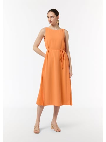 comma Kleid lang in Orange