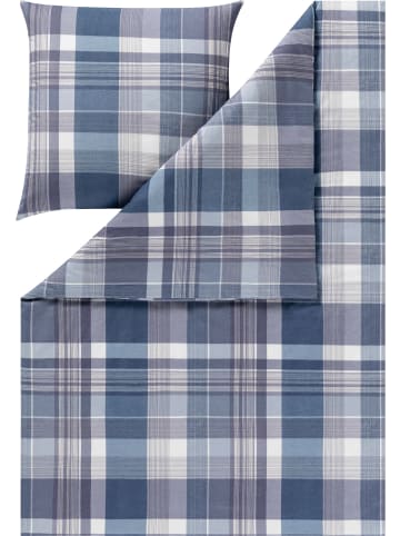 Estella Kuschel-Flanell Bettwäsche in blau