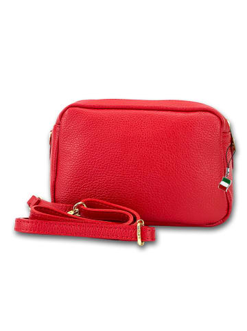 Florence Leder Umhängetasche Florence Tasche rot ca. 22cm