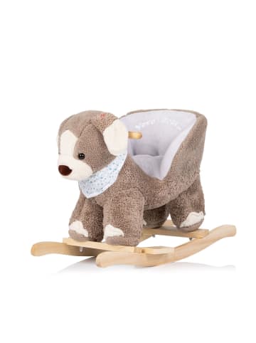 Chipolino Schaukeltier Sitz Musik Holz in braun
