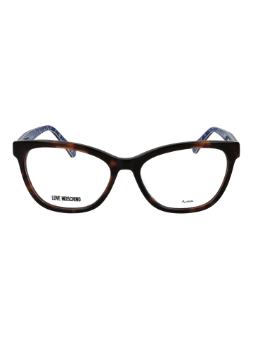 Love Moschino Damen Optische Fassungen Katzenauge Braun