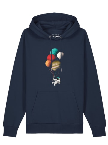 wat? Apparel Sweatshirt Balloon Spaceman in Dunkelblau