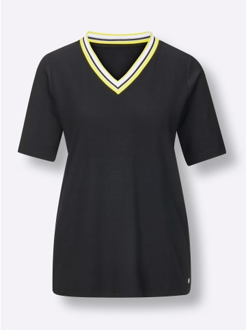 creation L Modal-Shirt in schwarz