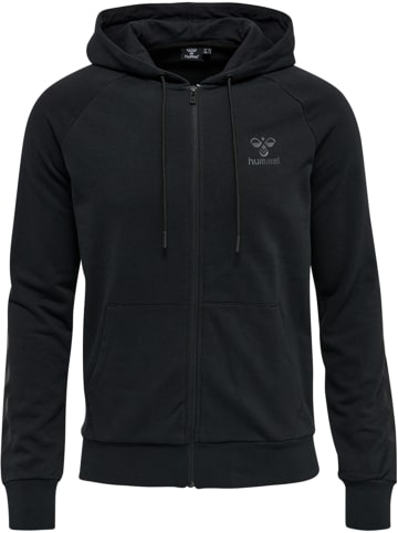 Hummel Reißverschlussjacke Hmlisam 2.0 Zip Hoodie in BLACK