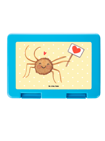 Mr. & Mrs. Panda Aufbewahrungsbox Spinne Agathe Motivation ohne ... in Gelb Pastell