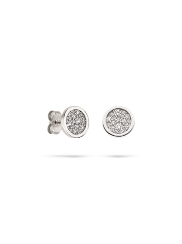 s.Oliver Ohrstecker Crystal Rock in silber