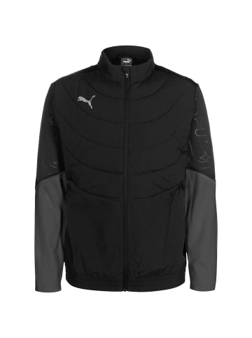 Puma Trainingsjacke Individual Winterized in schwarz / anthrazit