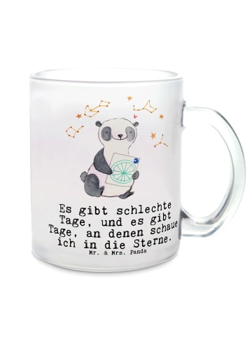 Mr. & Mrs. Panda Tee Tasse Panda Astrologie mit Spruch in Transparent