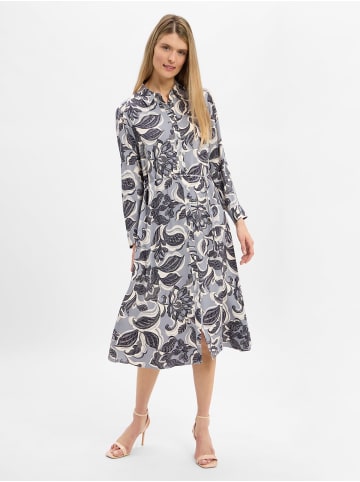 comma Kleid in marine ecru - 0001