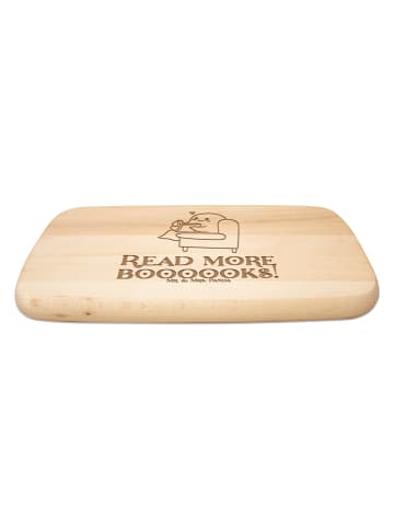 Mr. & Mrs. Panda Küchenbrett Holz Gespenst  Buch  mit Spruch in Transparent