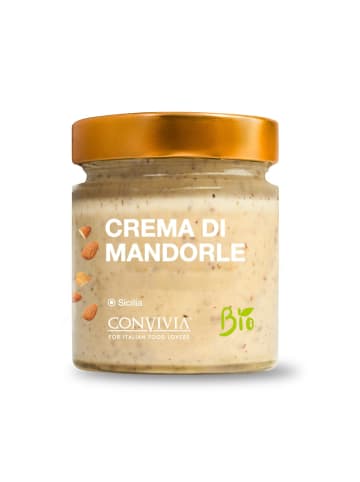 Granar 190g Bio Mandelcreme mit 38% sizilianischen Mandeln von Convivia