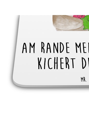Mr. & Mrs. Panda Untersetzer Bär Gefühl mit Spruch in Weiß