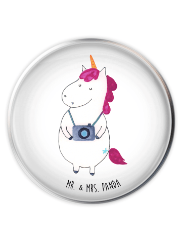 Mr. & Mrs. Panda Waschbecken Ablaufstopfen Einhorn Fotograf ohne... in Weiß