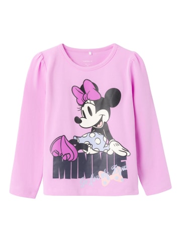 name it Langarmshirt NMFNEMIRI MINNIE LS TOP in violet tulle