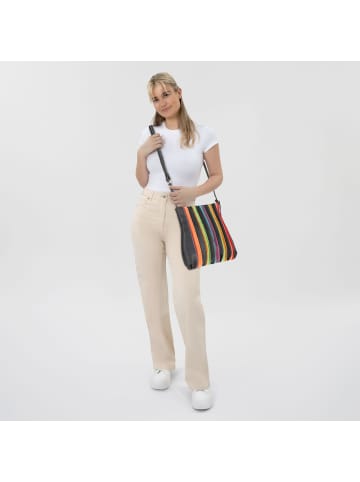 MYWALIT Laguna Medium Umhängetasche Leder 23 cm in black