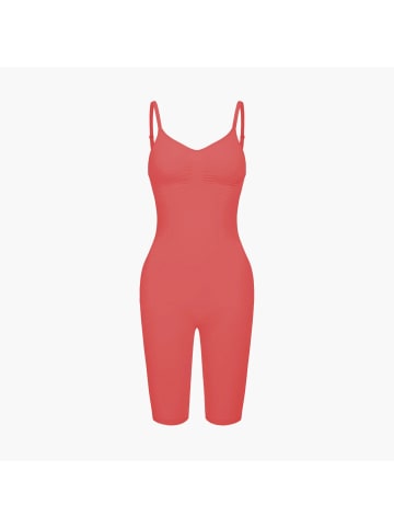 CFAB Figurformender Body mit Shorts in Koralle