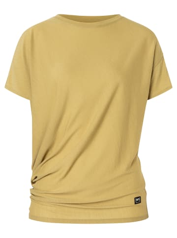 super.natural Merino T-Shirt W YOGA LOOSE TEE in Beige