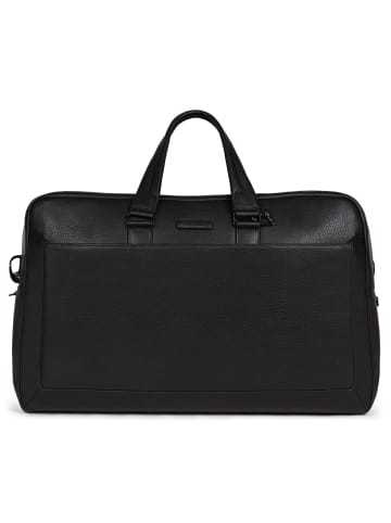 Piquadro Blue Square Weekender Reisetasche Leder 52 cm in black