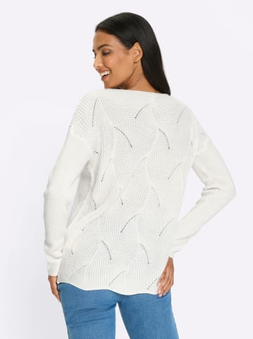 Sieh an! U-Boot-Pullover in ecru