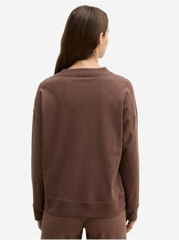 Marc O'Polo Longsleeve Loungewear-Styles in chocolate brown melange