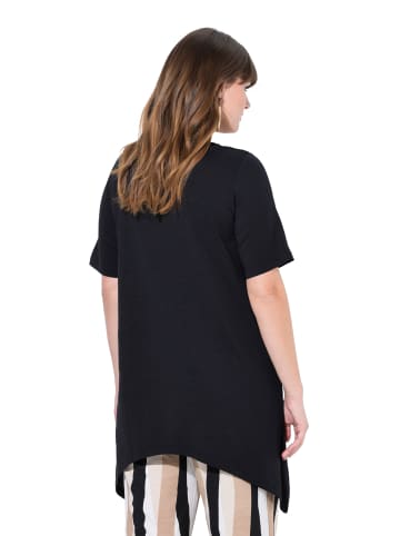 Ulla Popken Longshirt in schwarz